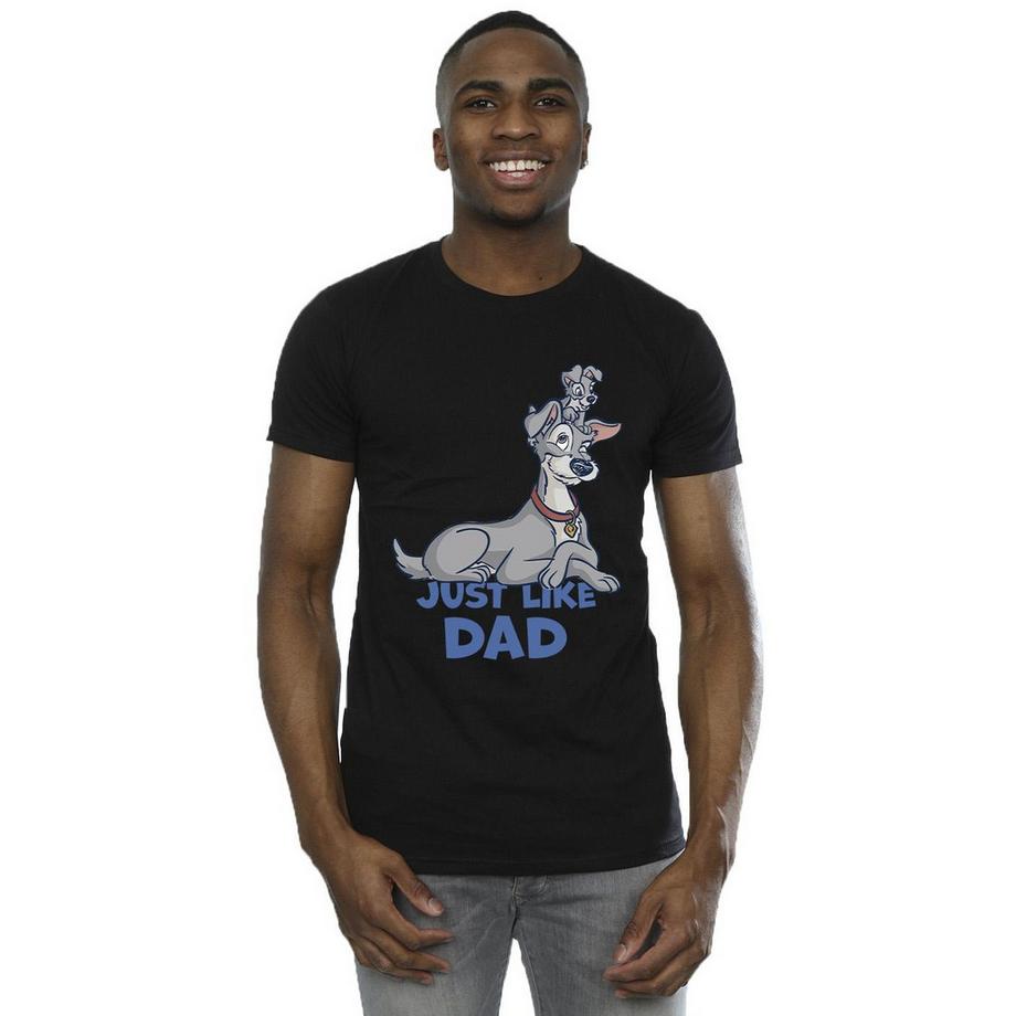 Disney Lady And The Tramp Just Like Dad T-Shirt  