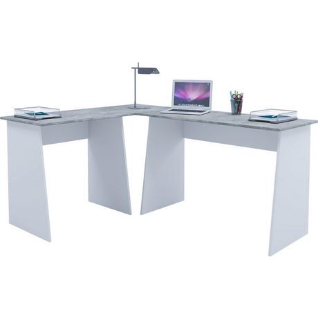 VCM Bureau d'angle en bois Bureau d'angle Bureau de travail Table d'ordinateur Masola  