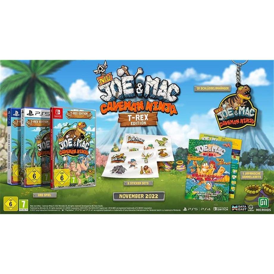 MICROIDS  New Joe & Mac: Caveman Ninja - T-Rex Edition 
