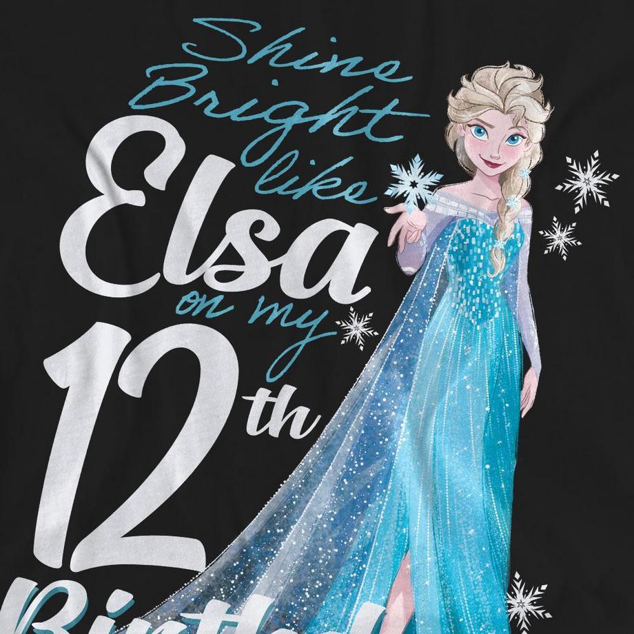 FROZEN Bright Like Elsa 12. Geburtstag T-Shirt  