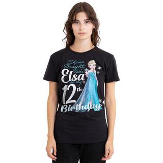 FROZEN Bright Like Elsa T-Shirt 12e Anniversaire  