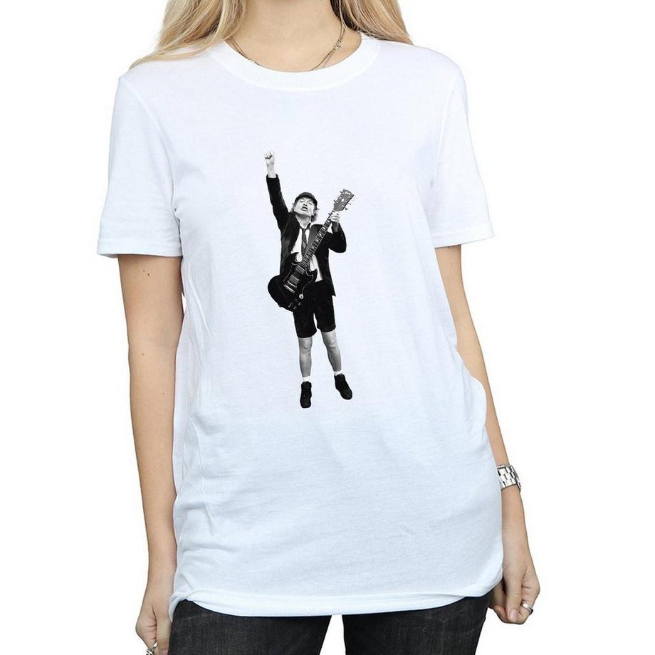AC/DC ACDC Angus Young T-Shirt Stampata  