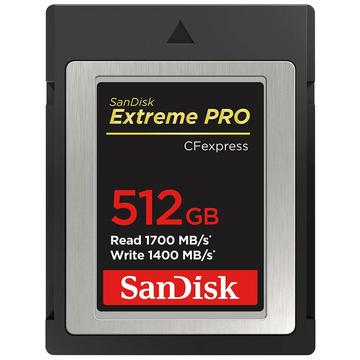 SANDISK Cfexpress Extreme PRO 512 GB 1700 MB/s 1400 MB/s