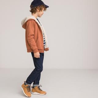 La Redoute Collections  Sweatjacke mit Reissverschluss und Kunstfellfutter 