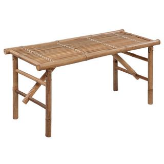 VidaXL Banc de jardin bambou  