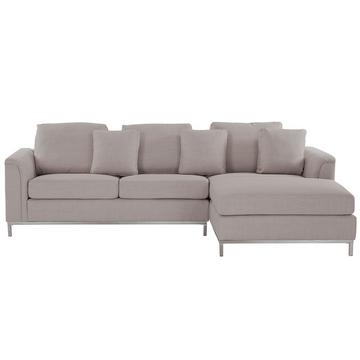 Linksseitiges Ecksofa aus Polyester Klassisch OSLO