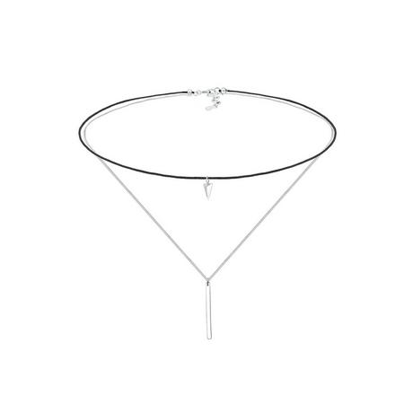 Elli  Collier Femmes Choker Couches Nylon Géo Look 