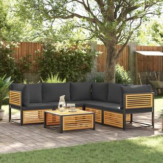 VidaXL set salotto da giardino Legno  