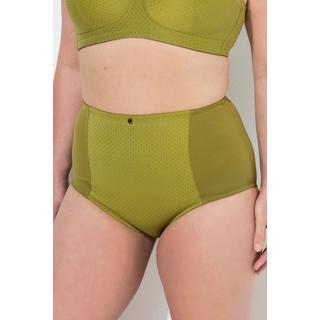 Ulla Popken Slip modellanti Vita Alta Inserto Jacquard  