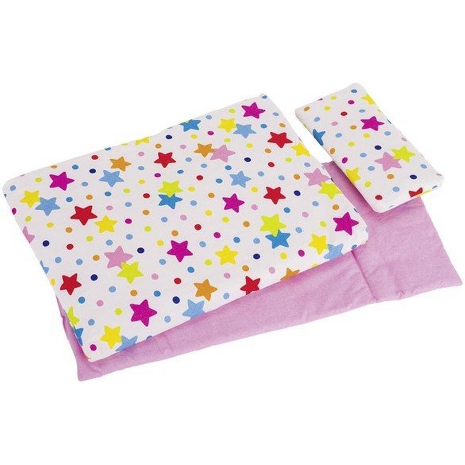 goki  Goki Linge de lit pour poupées, étoiles 