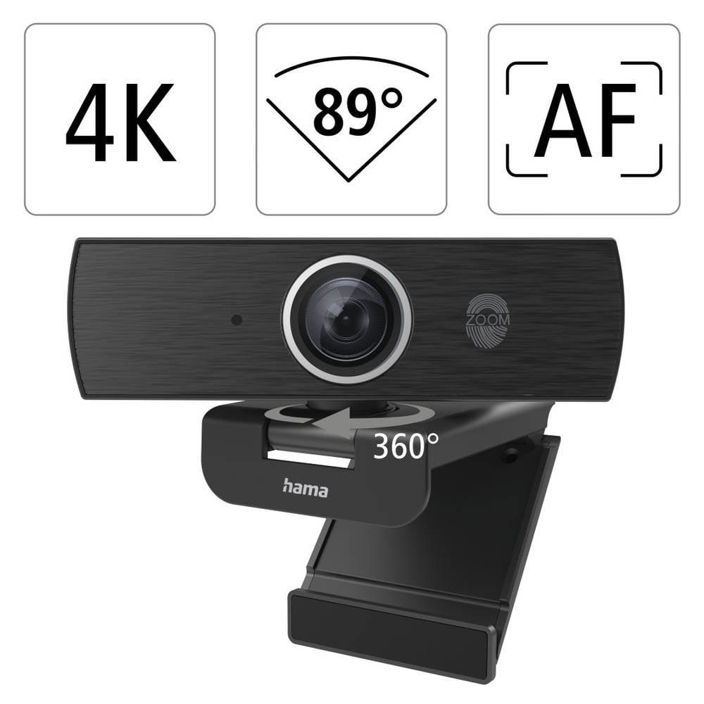 hama  PC-Webcam C-900 Pro, UHD 4K, 2160p, USB-C, für Streaming 