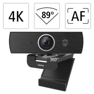 hama  PC-Webcam C-900 Pro, UHD 4K, 2160p, USB-C, für Streaming 