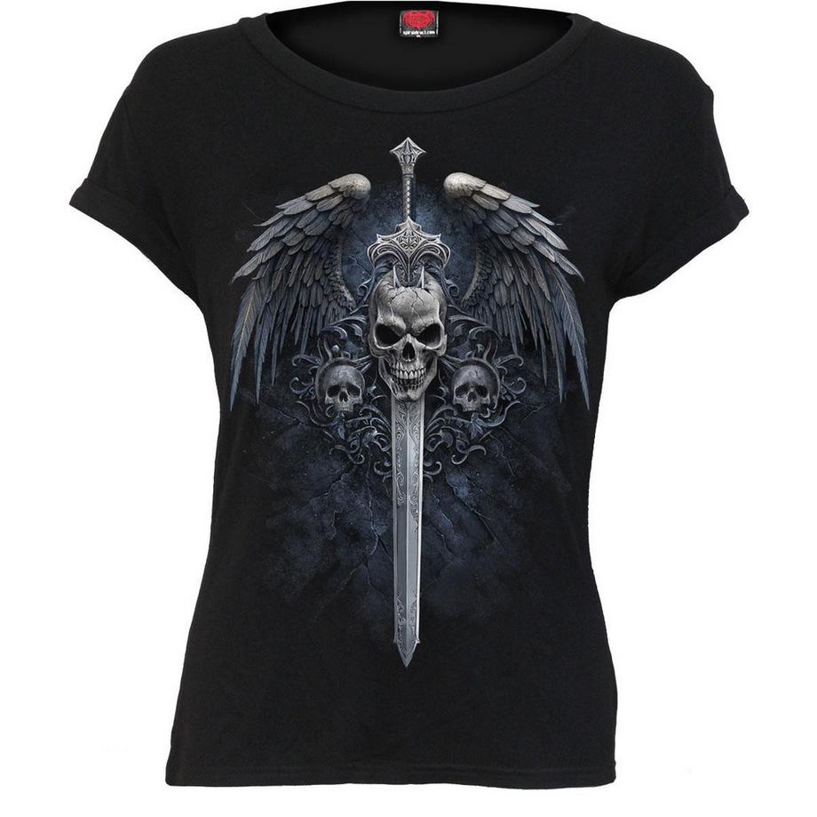 T-Shirtmotif/style Ange Et Épée