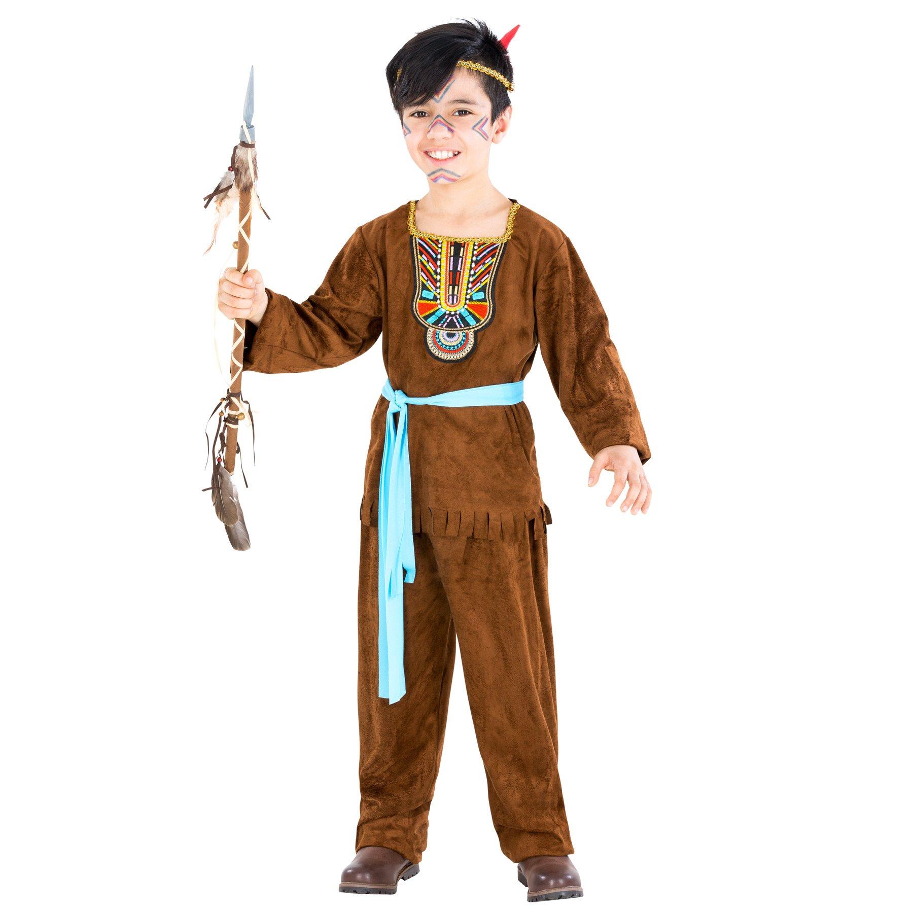 Tectake  Costume da bambino/ragazzo - Indiano Piccola Zampa d’Orso 