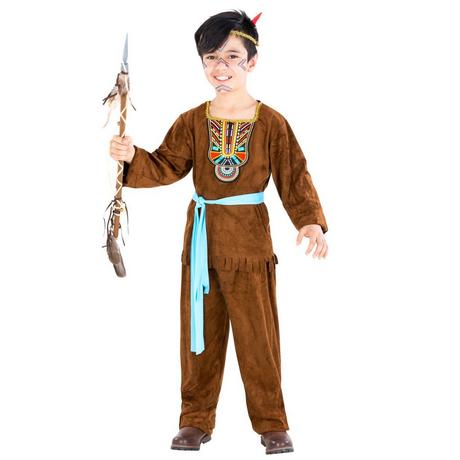 Tectake  Costume da bambino/ragazzo - Indiano Piccola Zampa d’Orso 