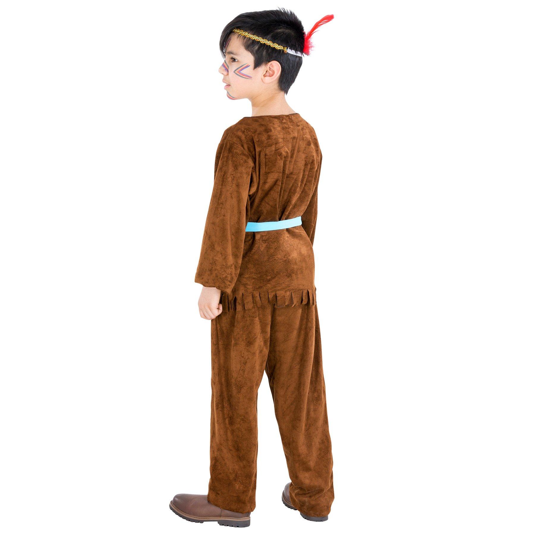 Tectake  Costume da bambino/ragazzo - Indiano Piccola Zampa d’Orso 