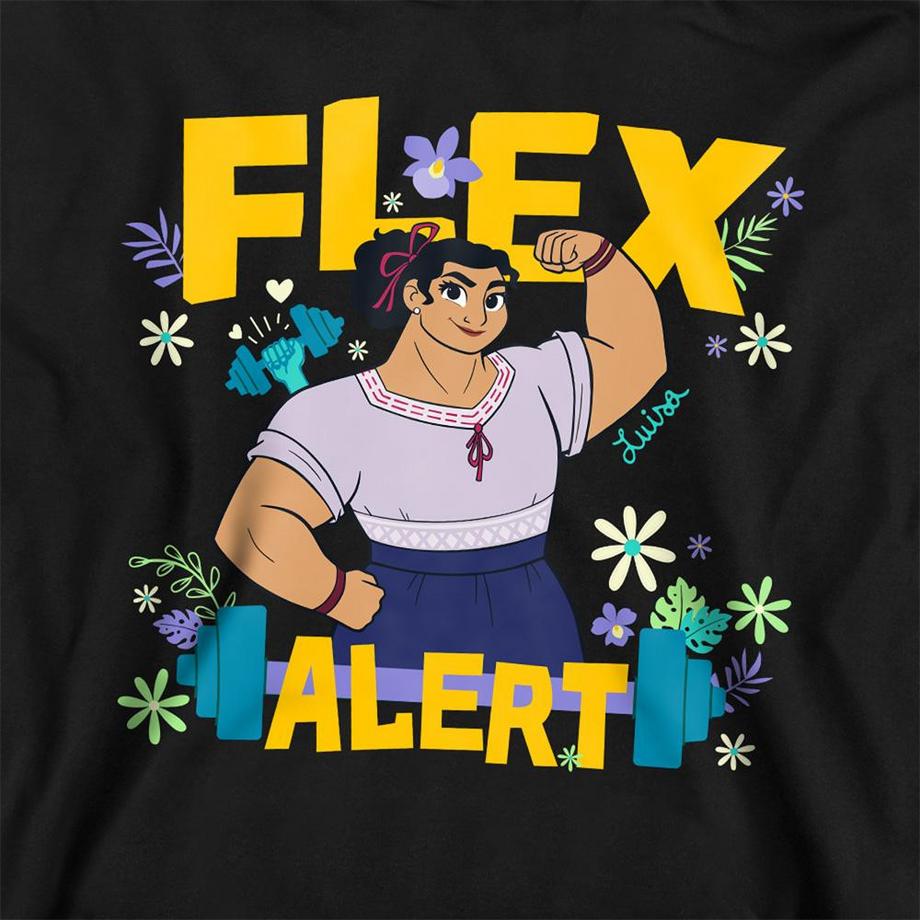 Encanto  Sweat À Capuche Motif Luisa Flex Alert 