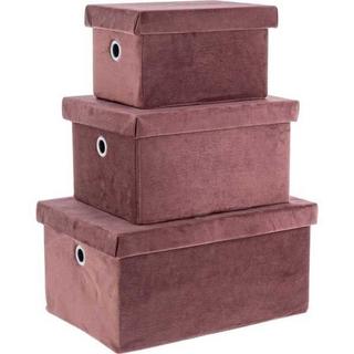 mutoni Coffret Velours rose (lot de 3)  