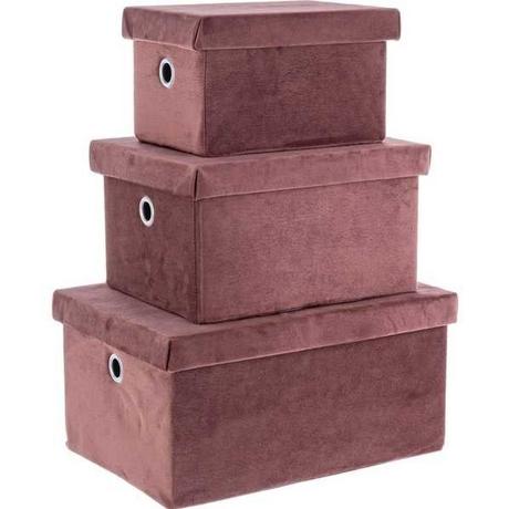 mutoni Coffret Velours rose (lot de 3)  