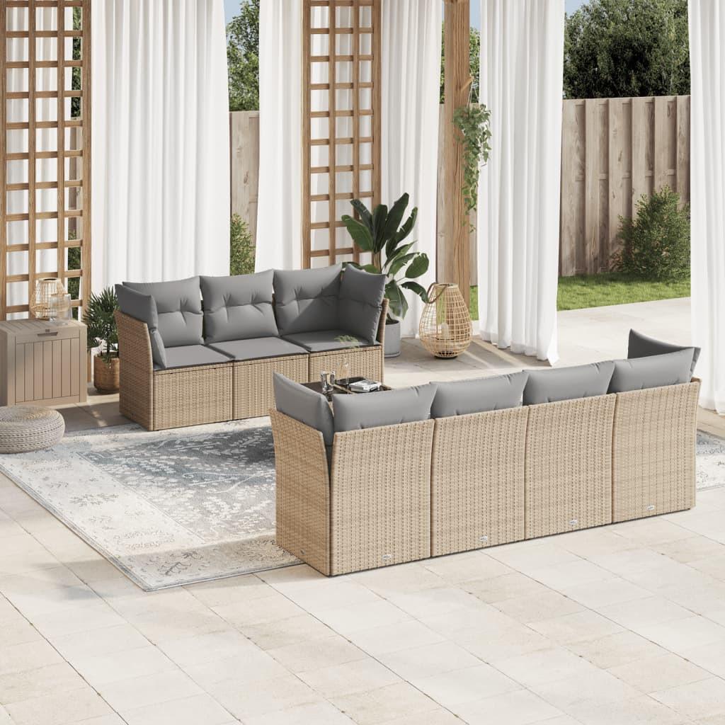 VidaXL Garten sofagarnitur poly-rattan  