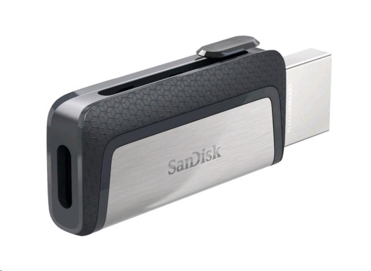 SanDisk  Ultra® - Dual USB Drive 64GB, USB-C 3.1, 150 MBs 
