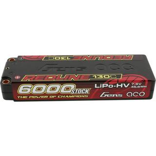 Gens ace  Gens ace Redline Series 6000mAh 7.6V 130C 2S2P HardCase HV Lipo Battery 