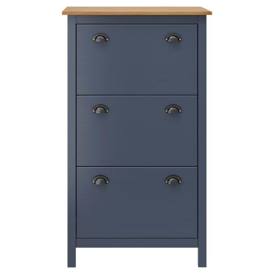 VidaXL Armoire à chaussures bois de pin  