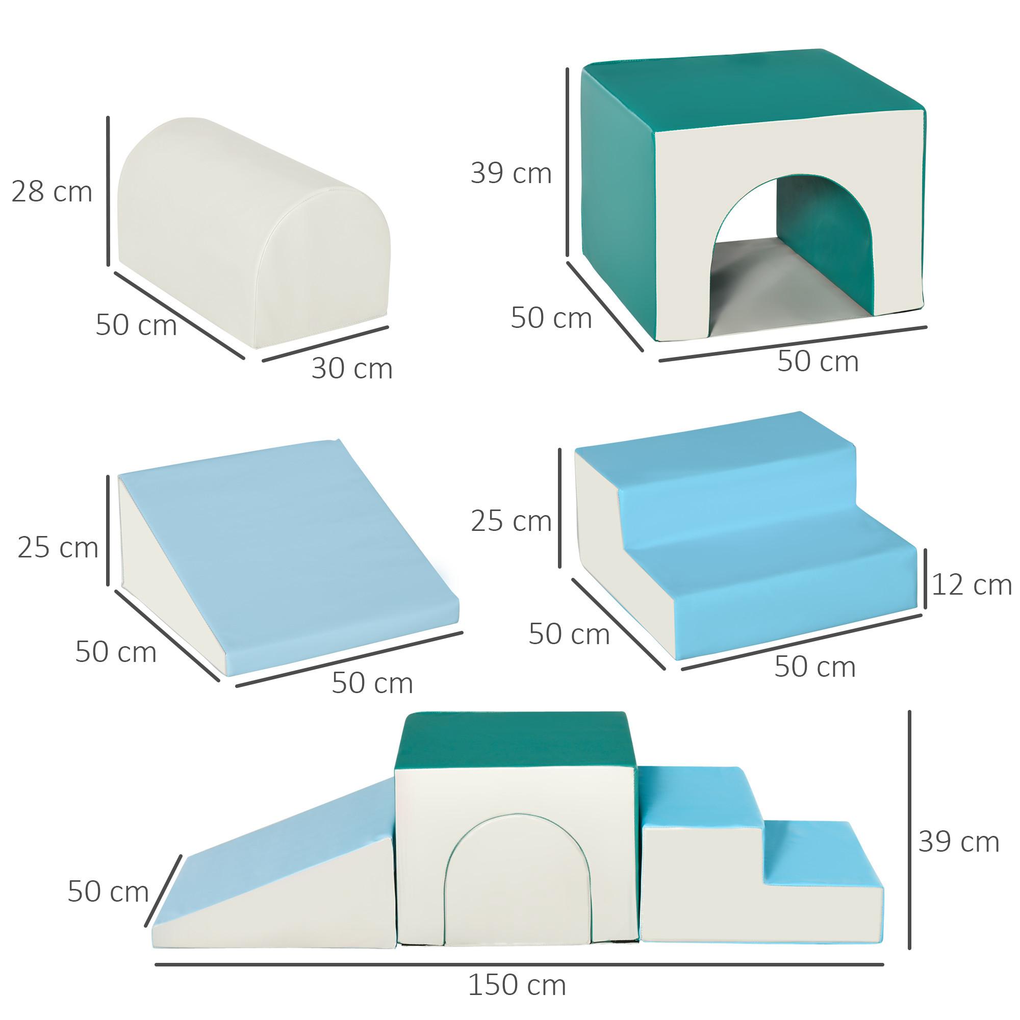 HOMCOM  Jeu de blocs de construction 