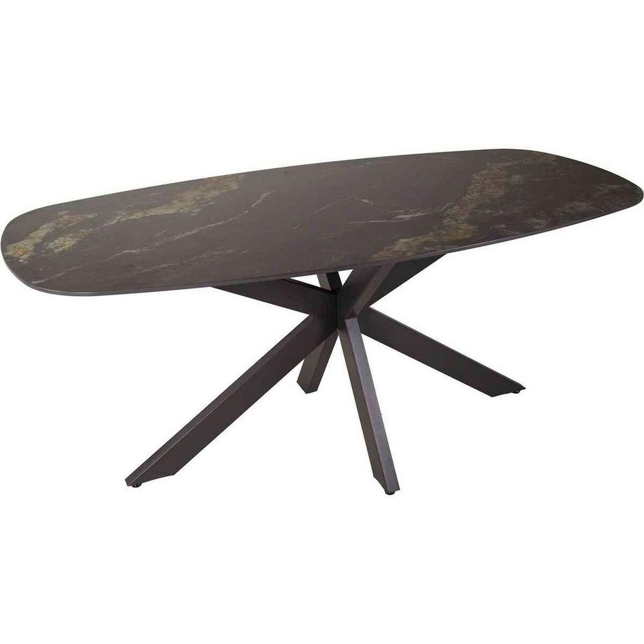 Esstisch ceramic fossil black 180x90