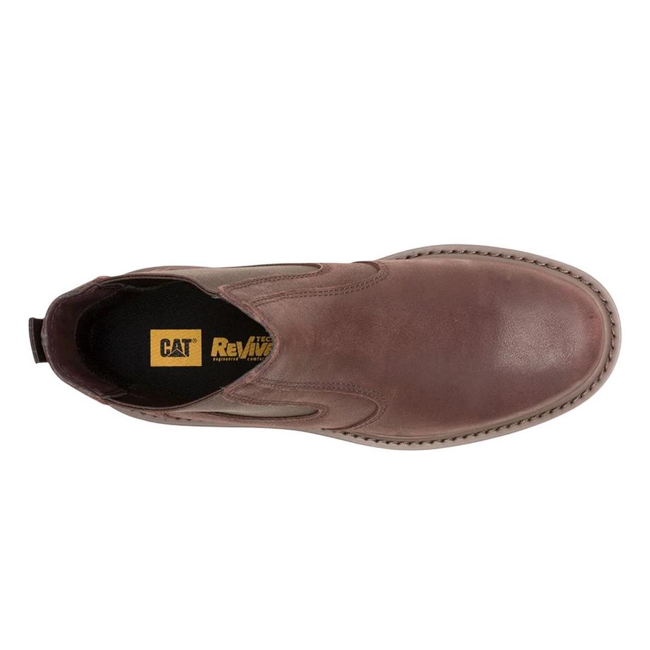 Caterpillar Colorado 2.0 Stivali Chelsea in Pelle  