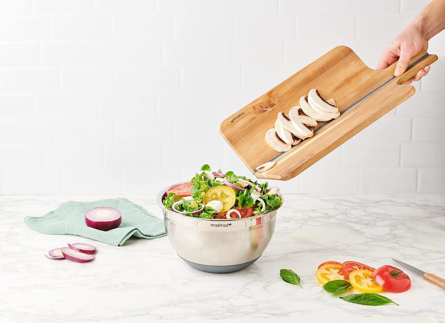 mastrad Rührschüssel mit Spritzschutzdeckel 16cm  