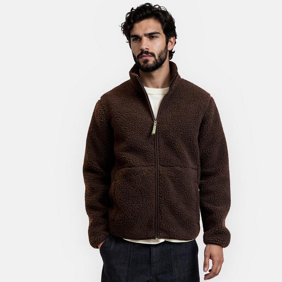Blouson sherpa col montant