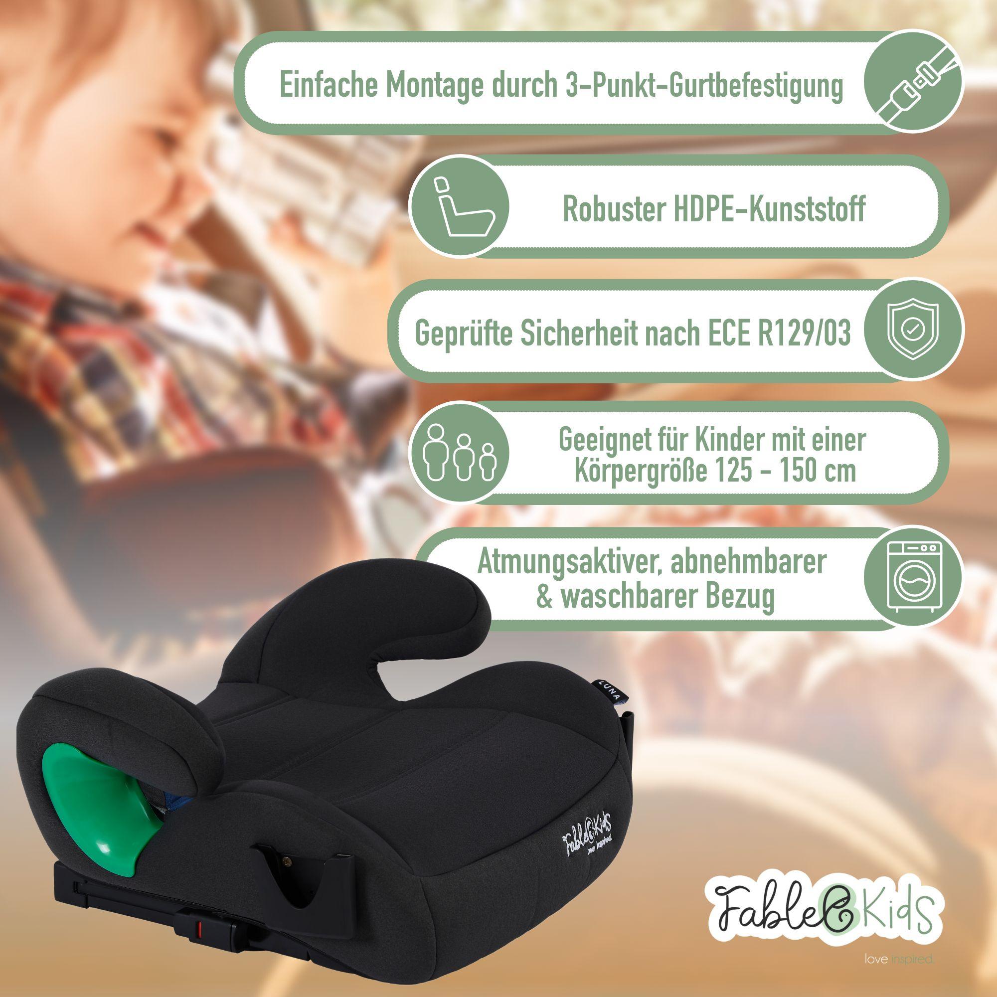 FableKids  Siège auto pour enfants Siège auto pour enfants Rehausseur 