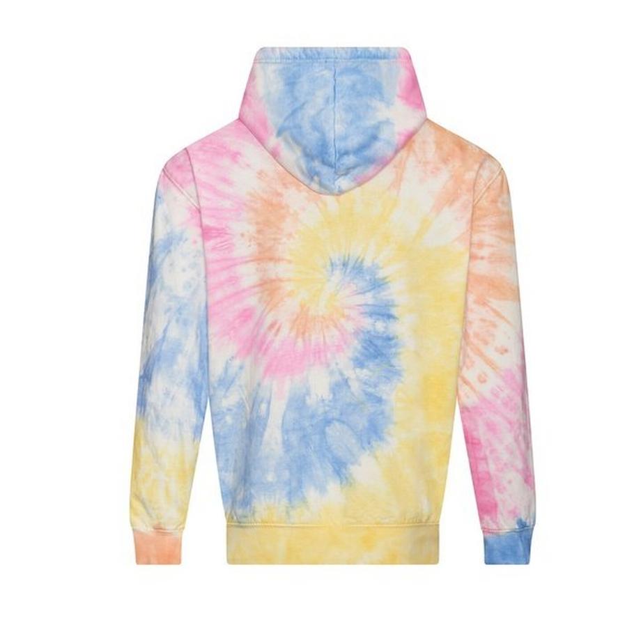 AWDis Felpa con cappuccio Tie Dye  