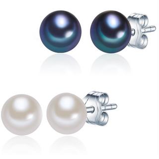 Valero Pearls  Femme Puce d'oreille en perle 