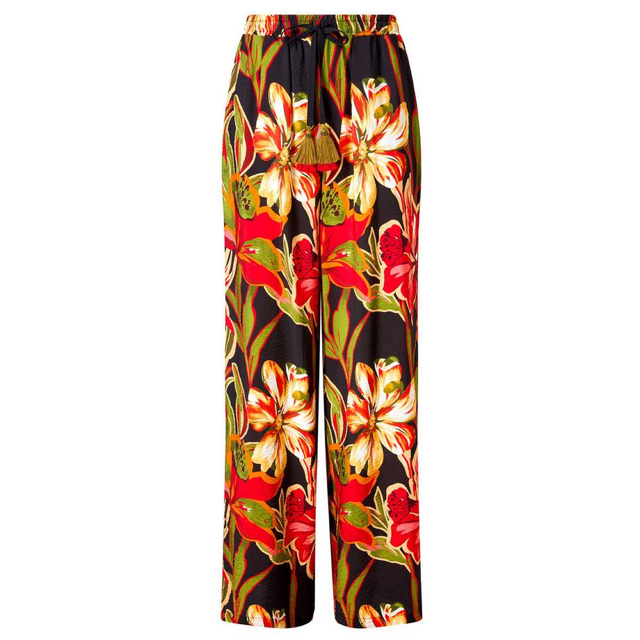 Joe Browns Weit geschnittene Hose mit Blumenmuster und Elastikbund  