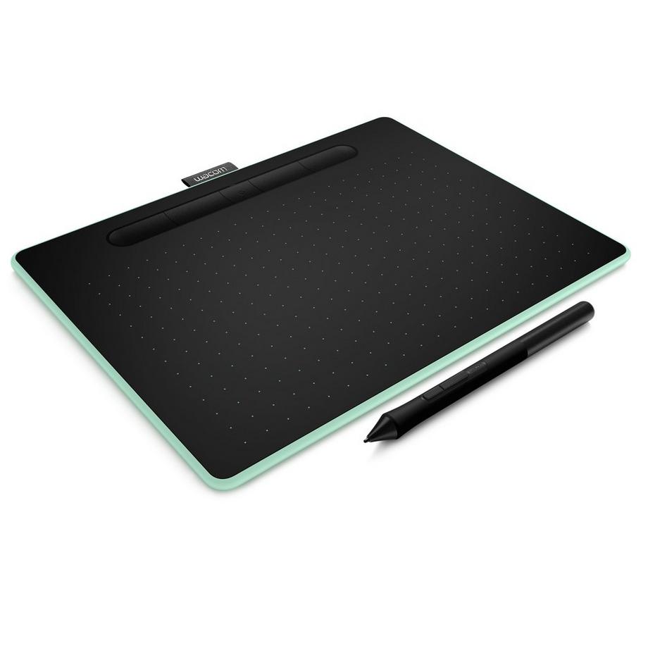 wacom  Intuos M Bluetooth tavoletta grafica Nero, Verde 2540 lpi (linee per pollice) 216 x 135 mm USB/Bluetooth 