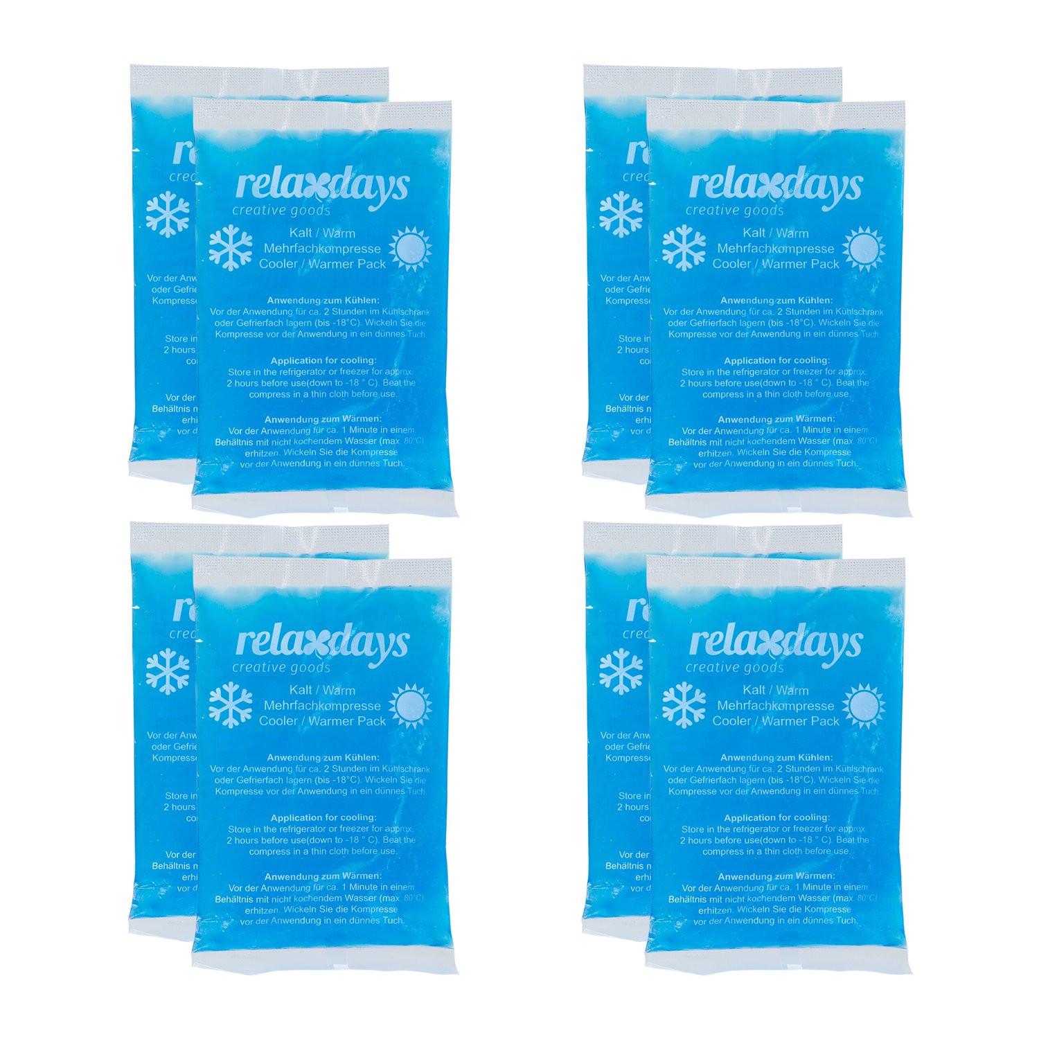 Northix  Lampade di raffreddamento rettangolari set da 8 blu 