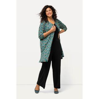 Ulla Popken Giacca in jersey a pois Linea A Scollo a V  