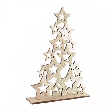 Weihnachtsbaumaufhängung aus holz h.35,5cm