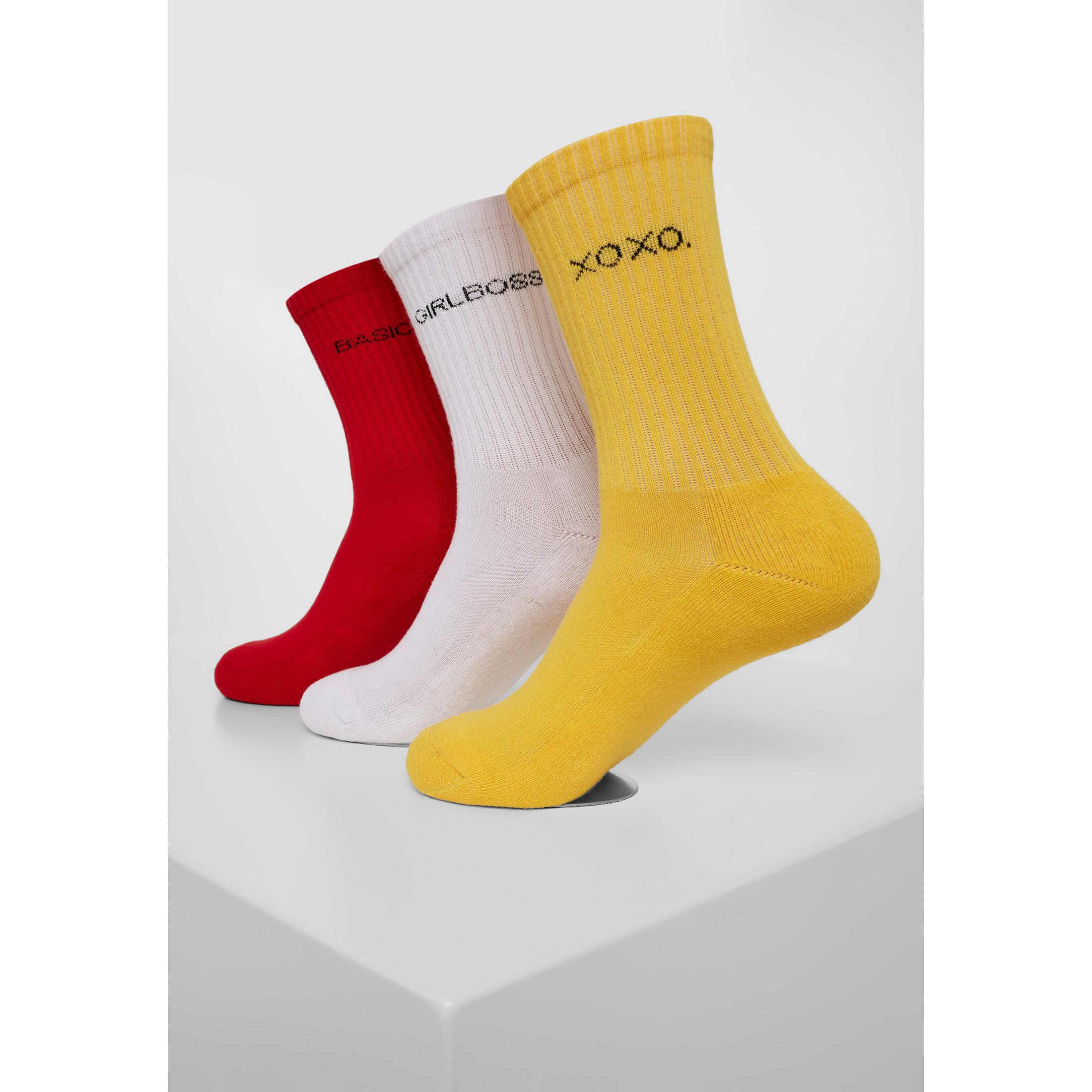 URBAN CLASSICS  chaussettes urban classic wording (x3) 