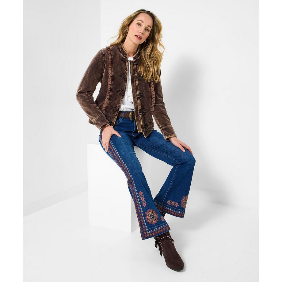 Joe Browns Samtjacke im Vintage-Stil  