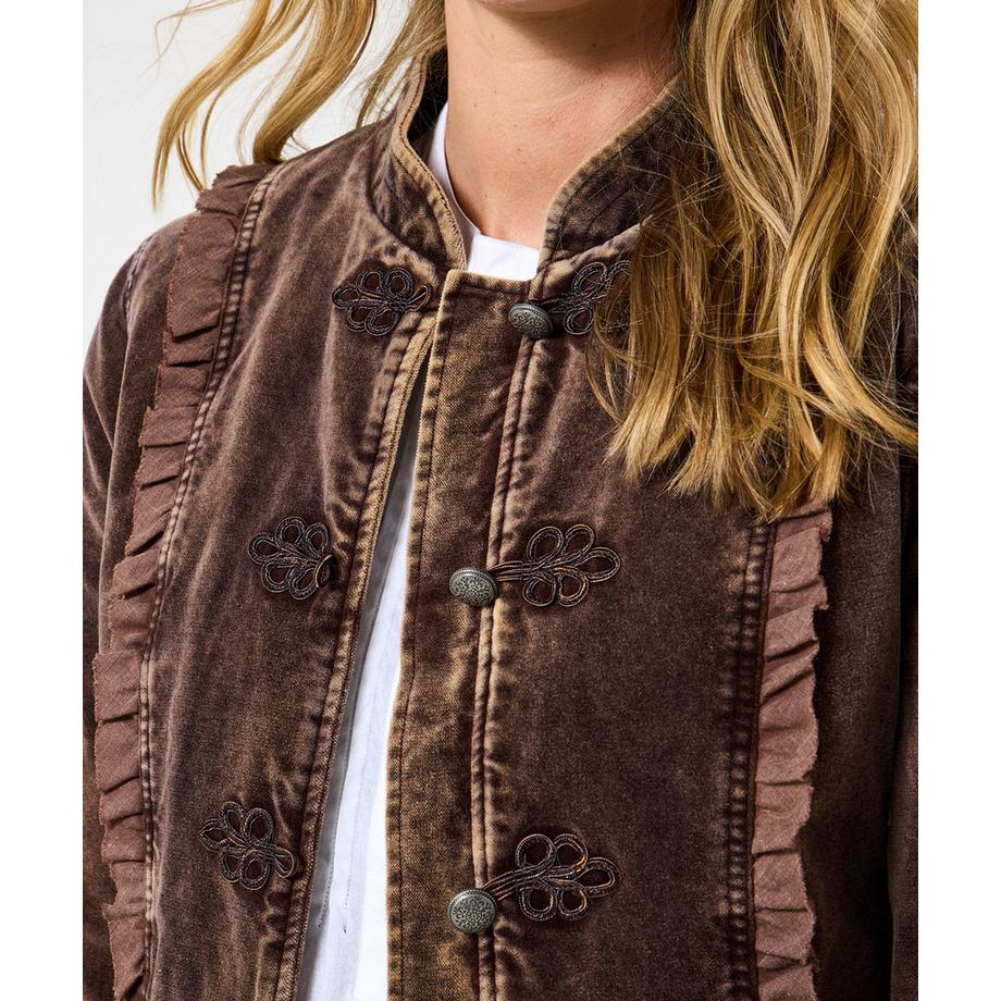 Joe Browns Samtjacke im Vintage-Stil  