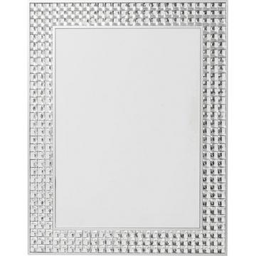 Miroir mural Cristaux argent 80x100