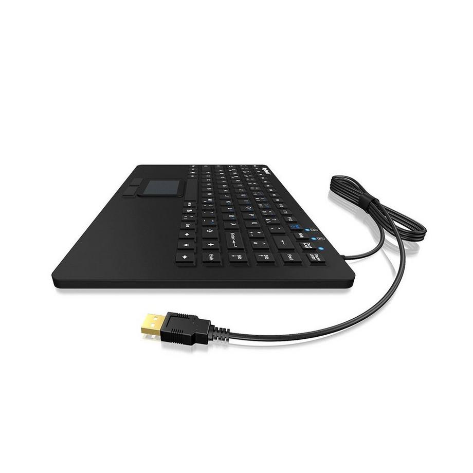 KeySonic  KSK-5230IN clavier USB QWERTY Anglais américain Noir 