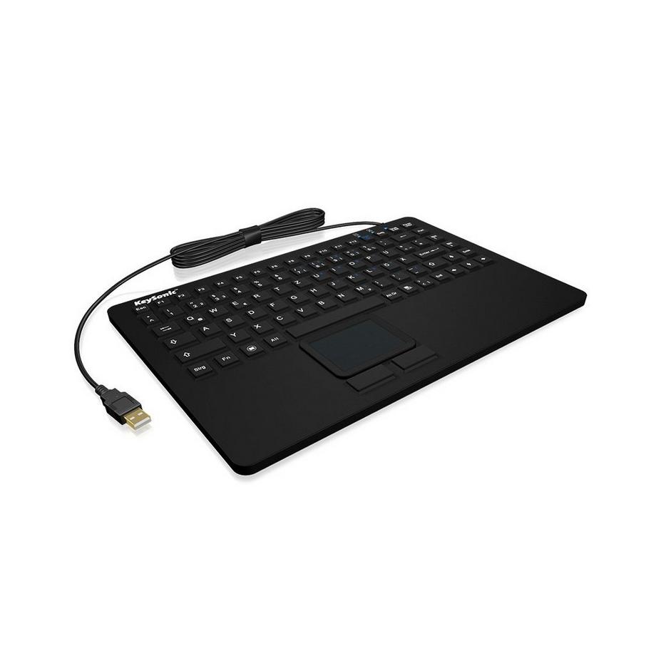 KeySonic  KSK-5230IN clavier USB QWERTY Anglais américain Noir 