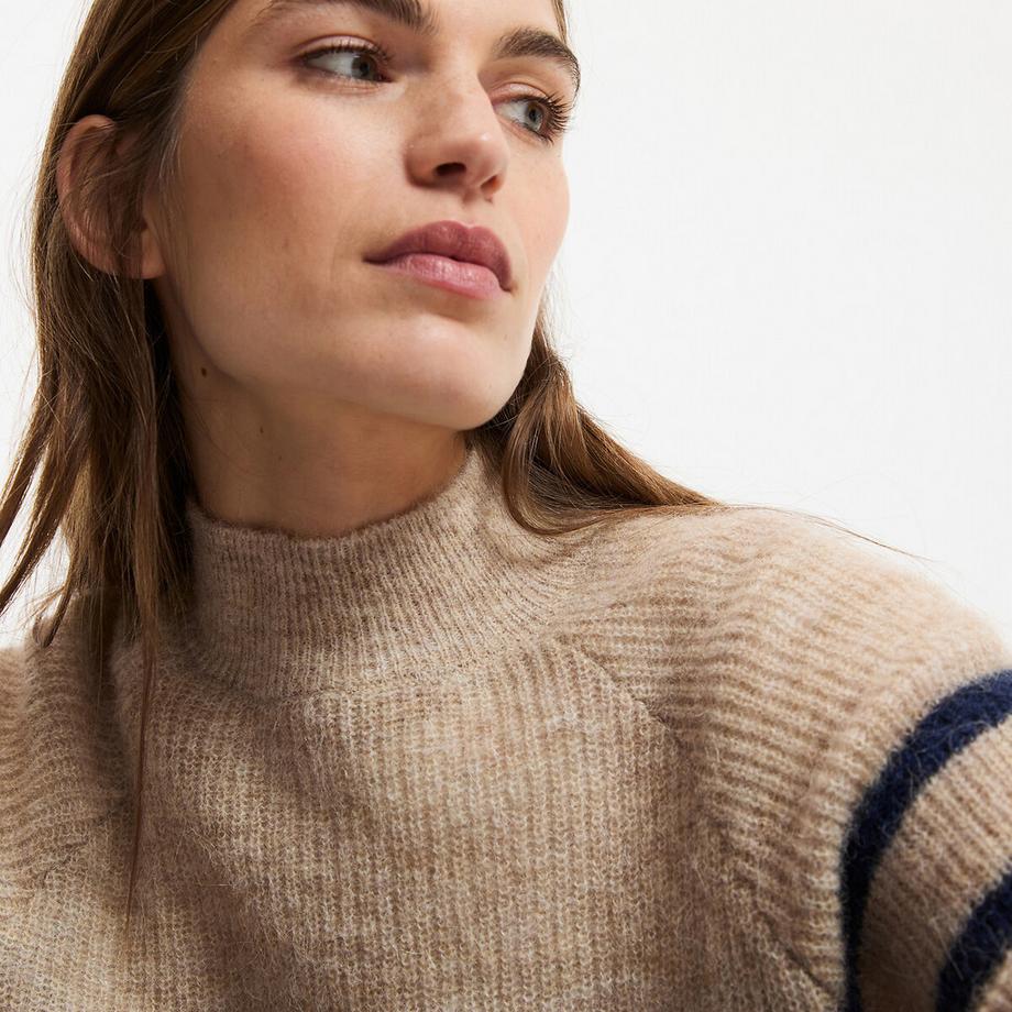 La Redoute Collections Aristide Streifenpullover mit Alpakawolle  