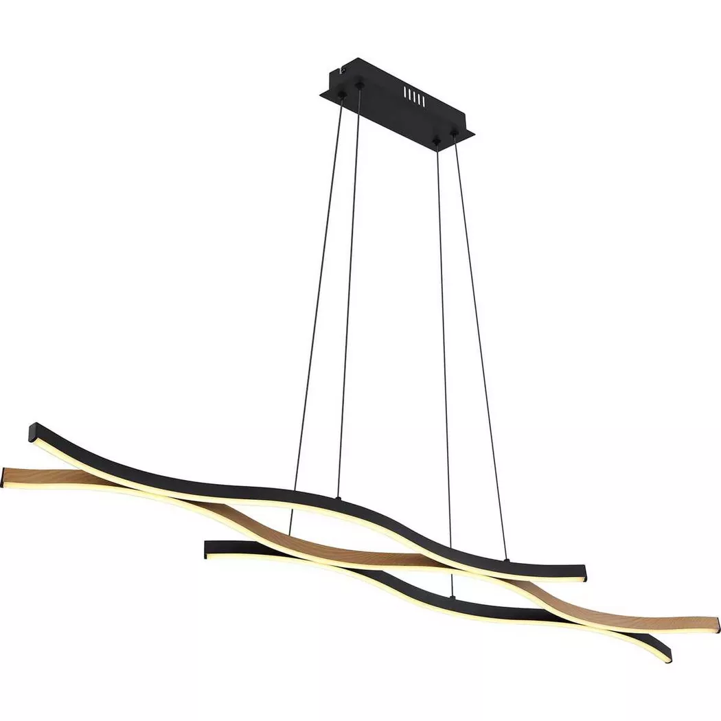 mutoni light – Hängeleuchte Geronimo Metall matt LED, One Size
