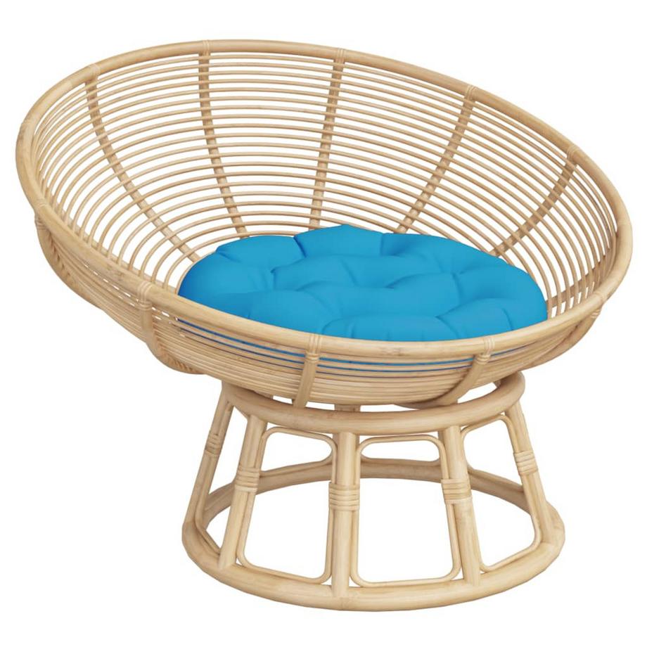 VidaXL Coussin rond tissu  