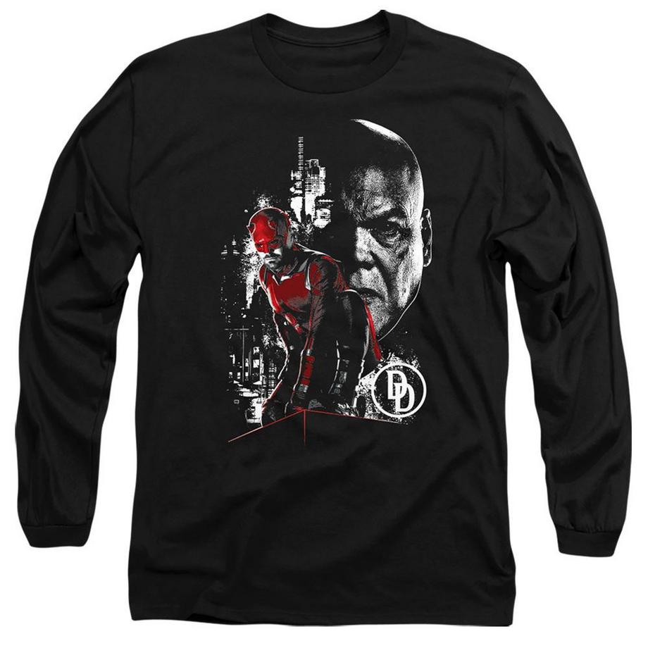 T-ShirtManches Longues Motif Kingpin Motiftyle Visages Born Again
